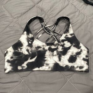 Tie-dye sports bra